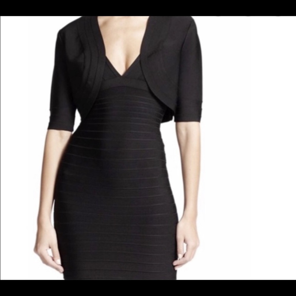 NWOT Herve Leger Brilynn Bandage Bolero Cover Up